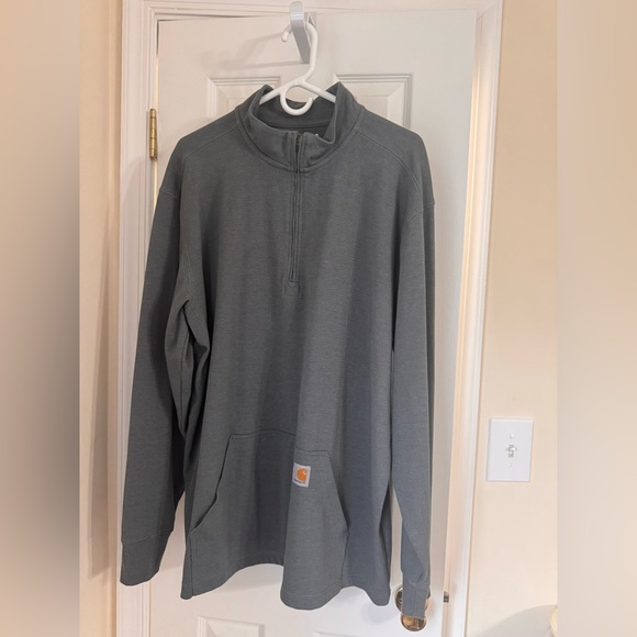 Carhartt Relaxed Fit Heavyweight Longsleeve 1/2 Zip Thermal Shirt sz:2XL - Picture 4 of 12